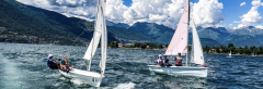 Corsi di vela sul lago di Como base nautica di Dervio